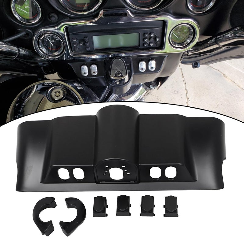 XMMT ABS Batwing Inner Fairing Cover with Switch Cap Kit Fits for Harley Touring Street Glide 2006-2013 Electra Glide Ultra Classic 1996-2013,Matte Black - Image 2